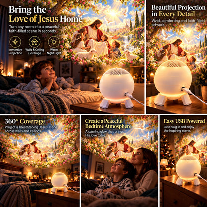 ✝️🌟 Nativity Christmas 5D Projection Light – Transform Any Room Into the Night of Bethlehem