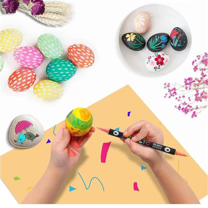 Dual Tip Acrylic Paint Pen Marker - 24/48/72/120Colors