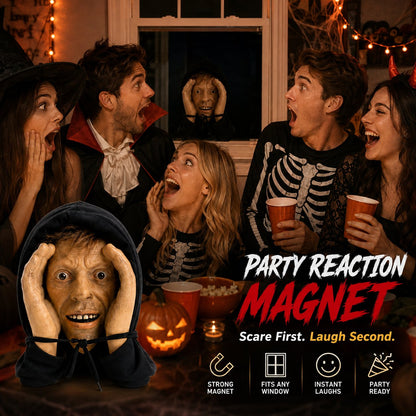 👀 “Stranger” Peeper – Creepy Halloween Window & Doorway Prank Decoration 🎃