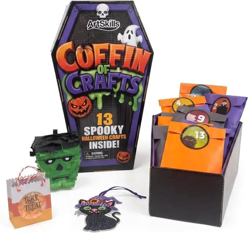 🎉Coffin Of Crafts Halloween Advent Calendar 2026 🎃 | 13 Days Of Spooky Crafts & Creative Surprises For Kids