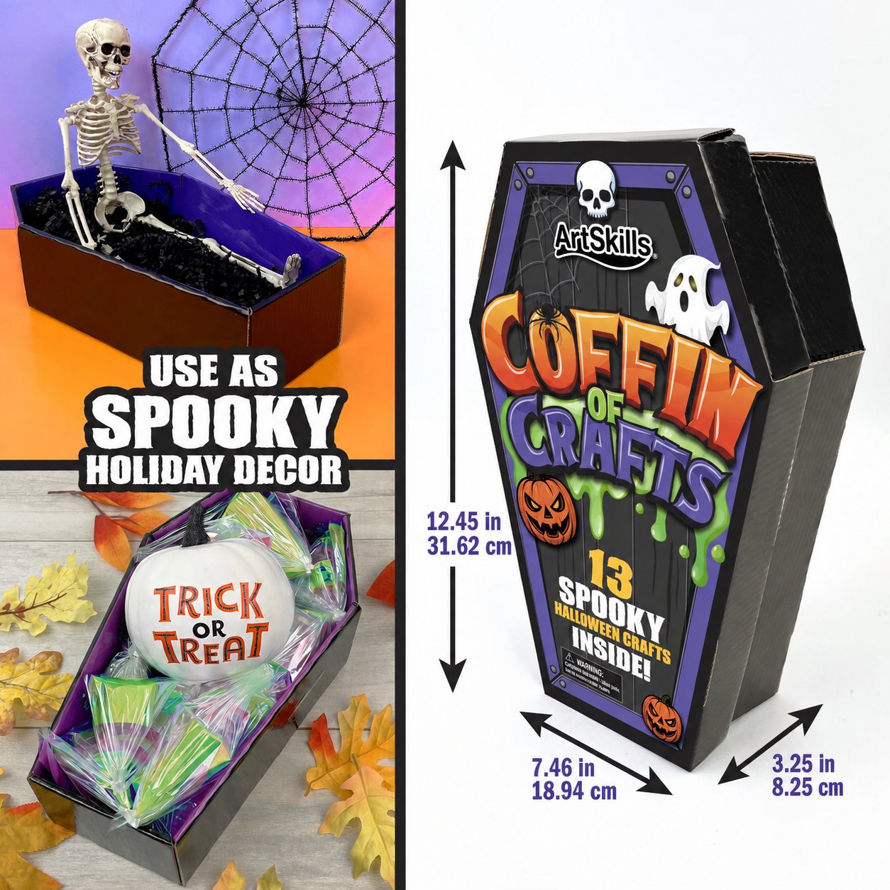 🎉Coffin Of Crafts Halloween Advent Calendar 2026 🎃 | 13 Days Of Spooky Crafts & Creative Surprises For Kids