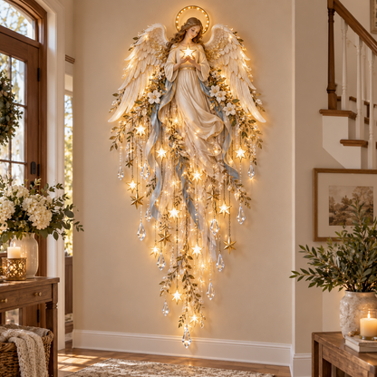 ✝️Sacred Glow – Jesus, Angel & Nativity Lighted Wall Décor