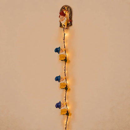 🔥Christmas Gnome String Lights – Cozy Lighted Wall Decoration