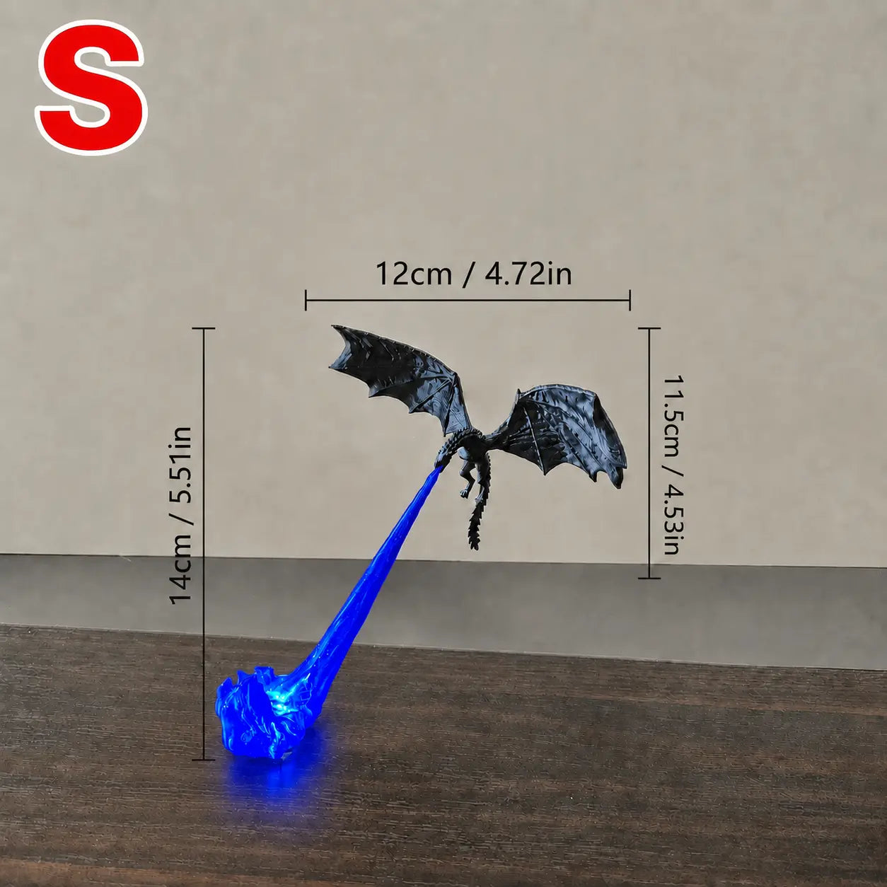 🔥 49% OFF Dragon Flame Book Nook – Fantasy Shelf & Desk Decor 🐉