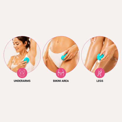 3-in-1 Women’s Hair Remover | Gentle Full Body Razor for Underarms, Bikini Area & Sensitive Skin