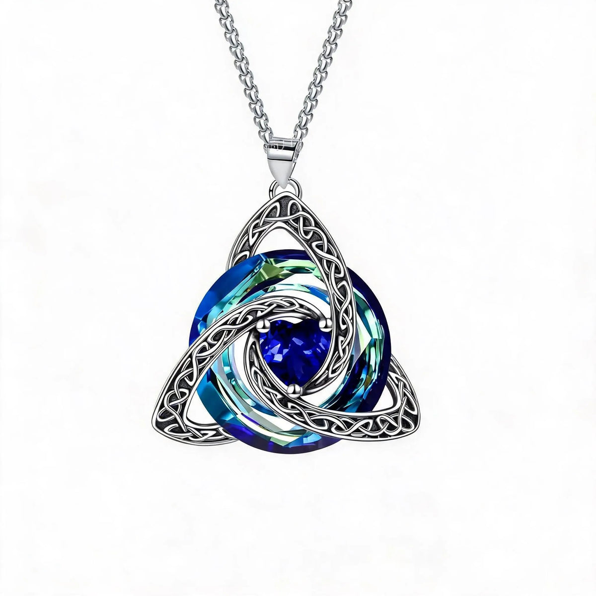 🍀 49% OFF Celtic Trinity Knot Birthstone Necklace 💎 Personalized Keepsake Gift