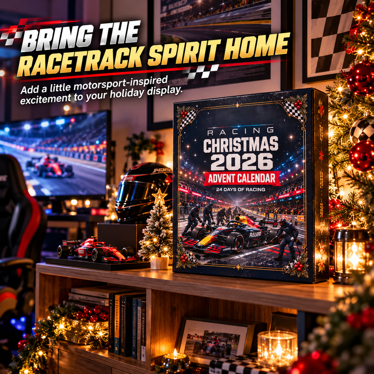 🏎️🎄 Racing to Christmas 2026 – 24-Day Motorsport Advent Calendar