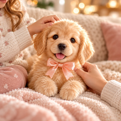 🔥Black Friday Deal🎄49% OFF🐕🐾 Golden Buddy Realistic Robot Golden Retriever Puppy