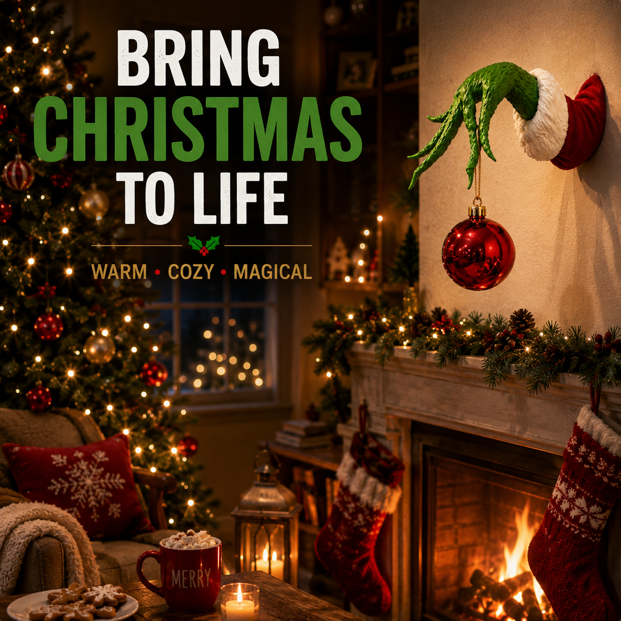🎄Christmas Ornament Hanger, Home & Festive Party Supplies🎁