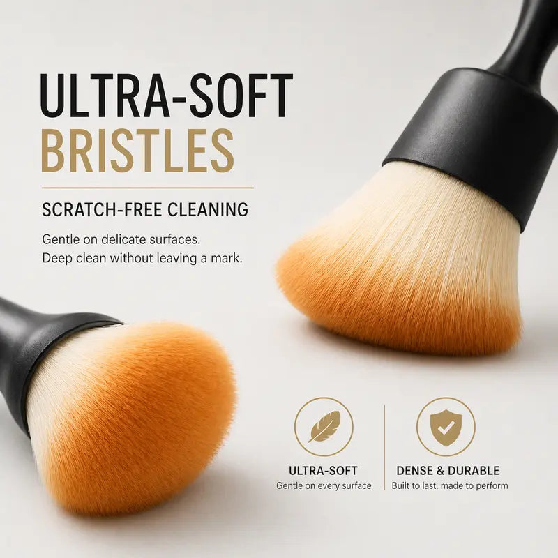 🔥 LIMITED-TIME 50% OFF! 🚗 4-Piece Car Detailing Brush Set – Clean Every Corner Without Scratches ✨