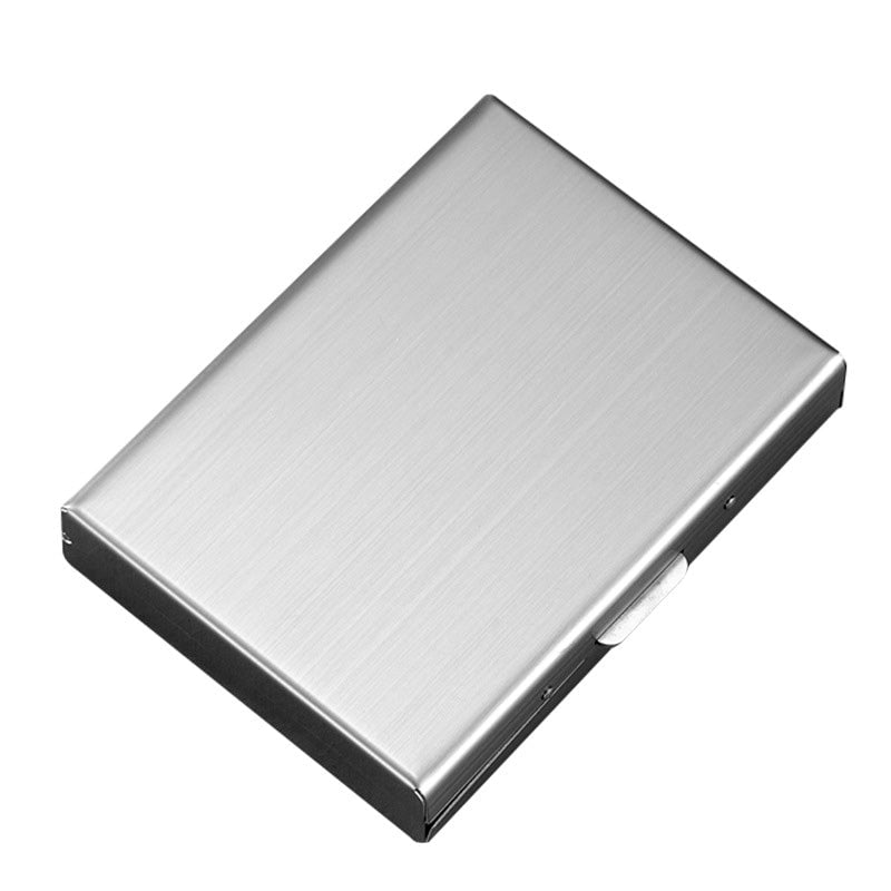 🔥 50% OFF – Slim RFID Blocking Stainless Steel Card Holder 💳