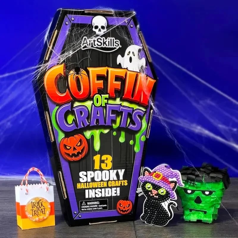 🎉Coffin Of Crafts Halloween Advent Calendar 2026 🎃 | 13 Days Of Spooky Crafts & Creative Surprises For Kids