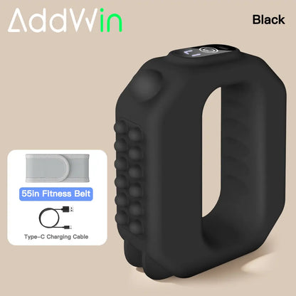 ADDWIN 2026 New Fascia Ring R10 Mini Muscle Recovery Fascia Device upgraded adjustable strap fits Up to 55in waist, Cordless Rechargeable, Designed for Waist & Back Muscle Recovery portable massager parents gift summervibes