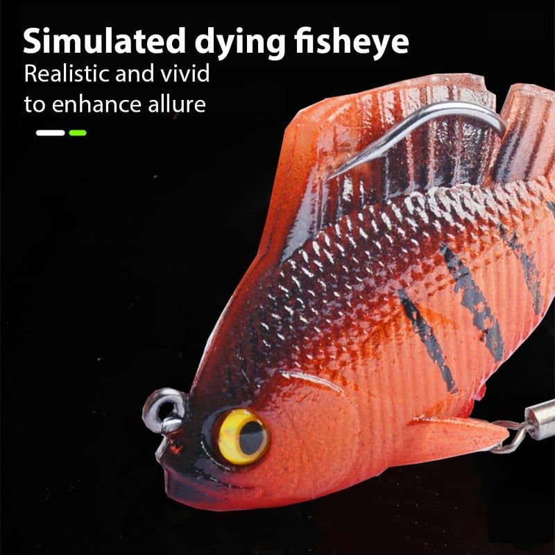 🎣 50% OFF 6PCS Lifelike Swimbait Jig Heads 🚀 Pre-Rigged Fishing Lures With Hidden Hook System