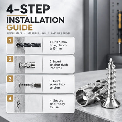 🔥TODAY'S SPECIAL OFFER-50% OFF 🔩 6X14MM SHORT EXPANSION SCREWS SET