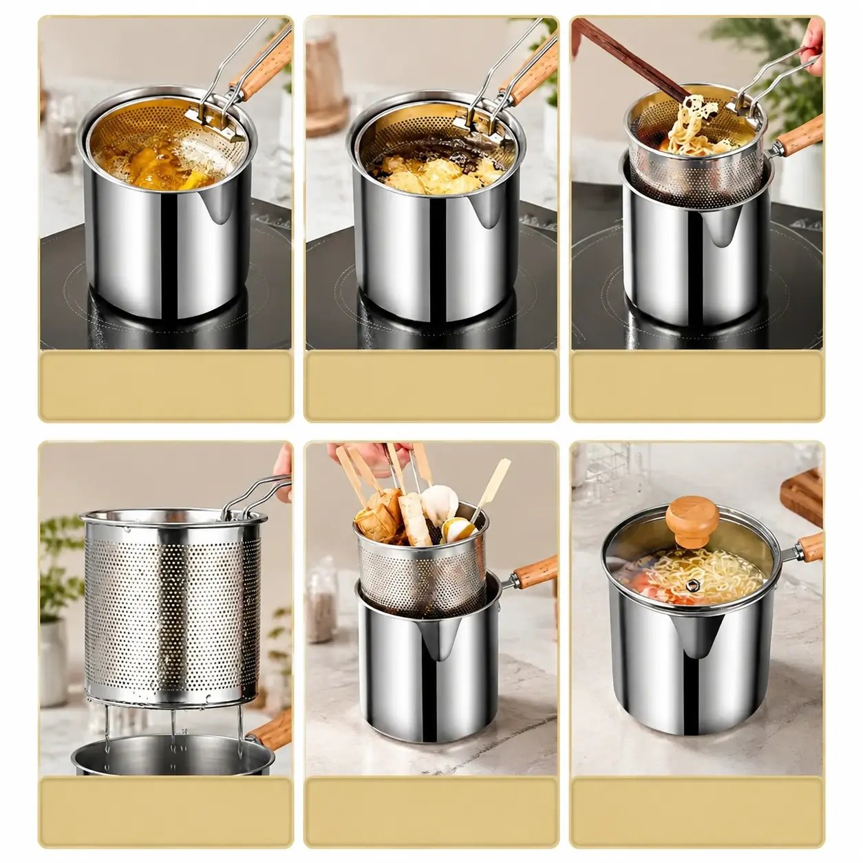 🍗 50% OFF 4-Piece Fryer Set – Restaurant-Style Crispy Food At Home