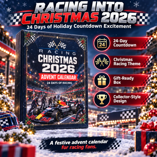 🏁 24-Day Racing Advent Calendar – Countdown to Christmas with Motorsport Surprises 🏎️🎁
