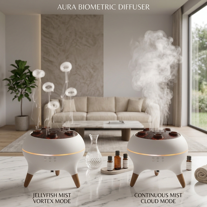 🪼 Dancing Jellyfish Aroma Diffuser with Sound-Reactive RGB Lights