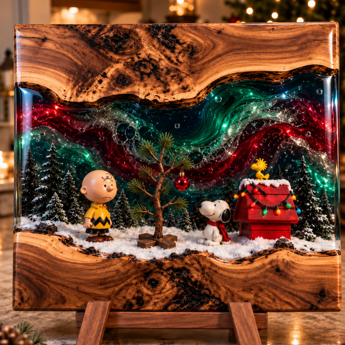 🎄 Christmas Kitchen Cutting Board ✨ Festive Holiday Display Decor