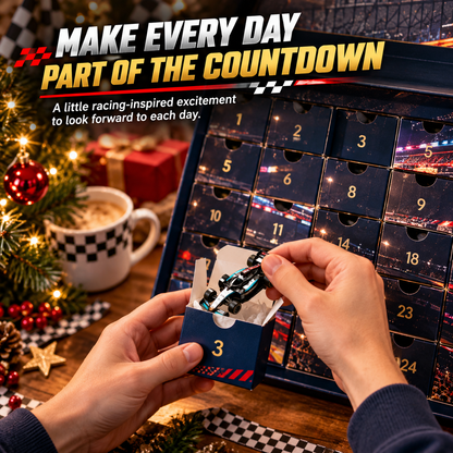 🏁 24-Day Racing Advent Calendar – Countdown to Christmas with Motorsport Surprises 🏎️🎁