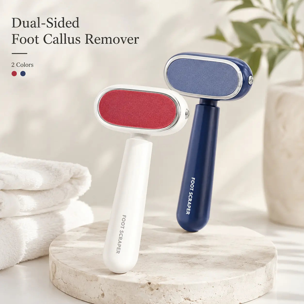 💝LAST DAY 50% OFF 🦶2-in-1 Foot Callus Remover – Scrape & Smooth Rough Heels ✨