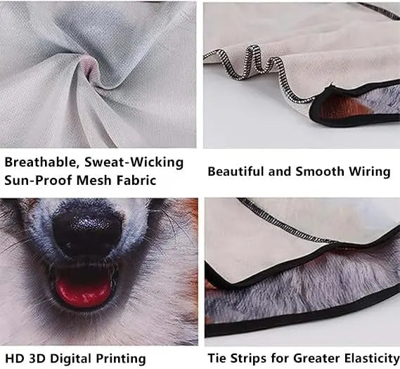 🔥 50% OFF 🐱 3D Animal Ski Balaclava with Ears – Fun Winter Face Mask