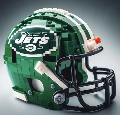 Building Block Football Helmet 🏈– 300+ Piece Collectible Construction Set