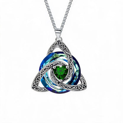 🍀 49% OFF Celtic Trinity Knot Birthstone Necklace 💎 Personalized Keepsake Gift