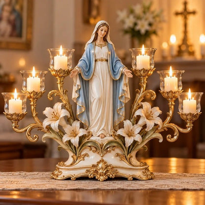 ✝️ Light of His Presence - Sacred Christian Candleholder 🕯️
