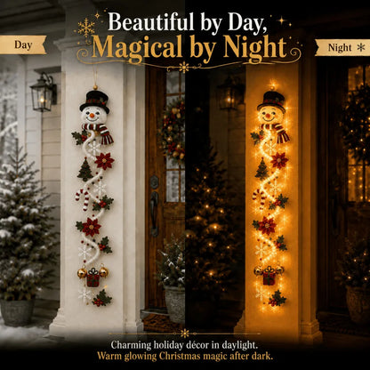 🎄 50% OFF ✨ Light-Up Christmas Door Hanging Decor — Bring Holiday Magic Home