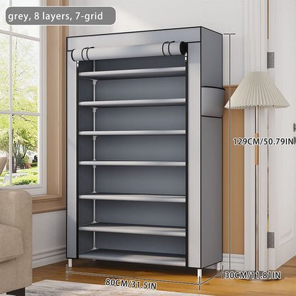 👟 Home Organization Sale 50% OFF — Large Capacity Shoe Storage Cabinet | Multi-Level Entryway Shoe Organizer With Dust Cover