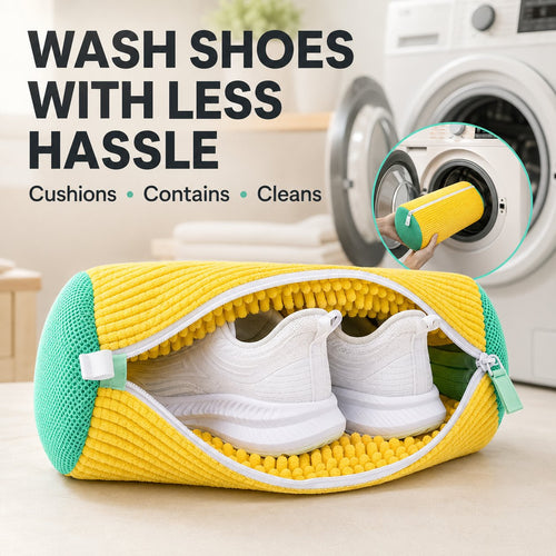 🫧Shoe Washing Bag – Gentle 360° Cleaning With Less Scrubbing