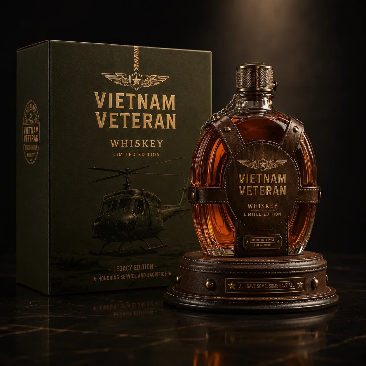 🎖️ 50% OFF Veteran Tribute Whiskey Decanter with Vintage Details – Preserve Their Proud Legacy