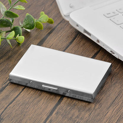 🔥 50% OFF – Slim RFID Blocking Stainless Steel Card Holder 💳