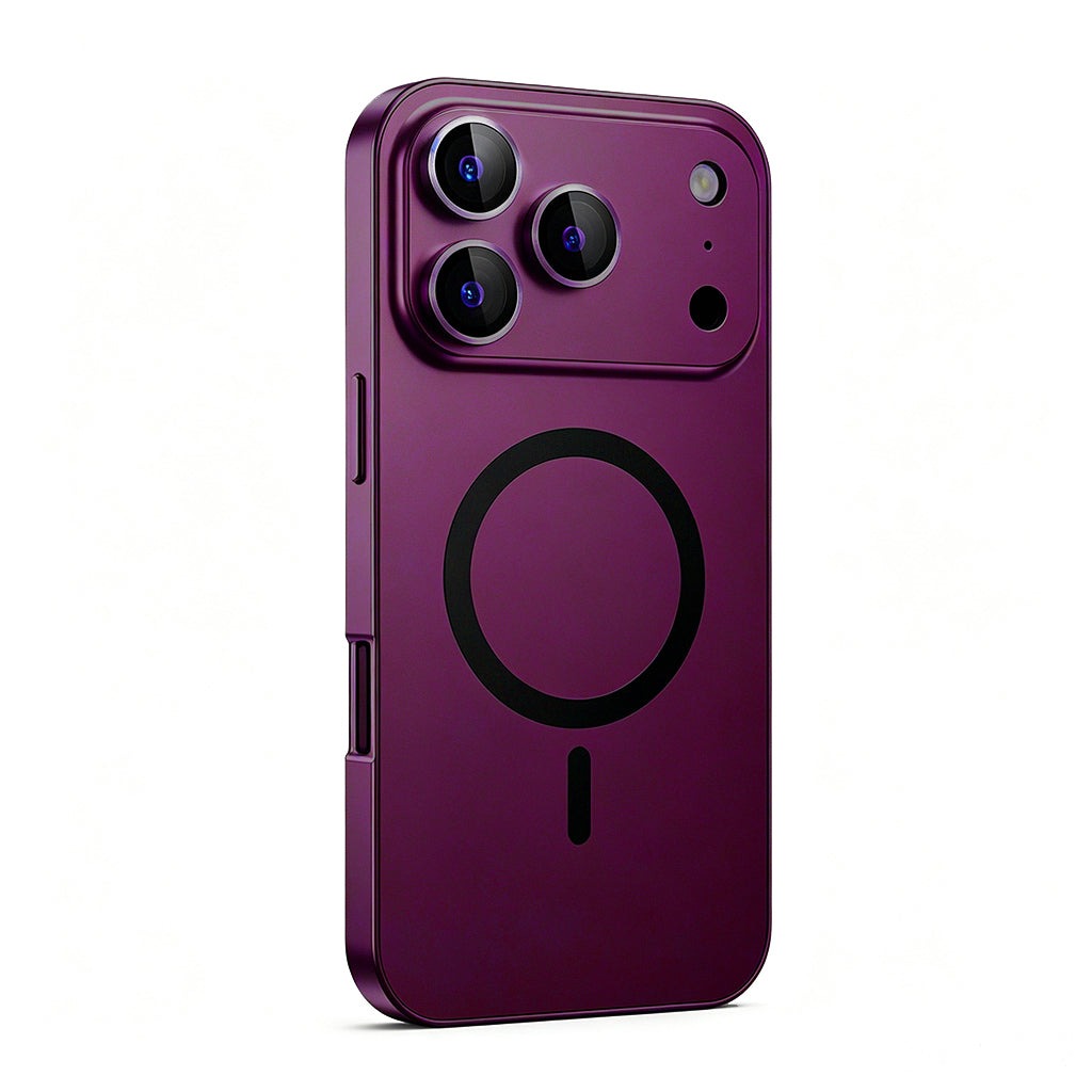 Compatible with iPhone 18 Pro Max Air 16 15 14 13 12 Metalic Magnetic Case with Lens Cover