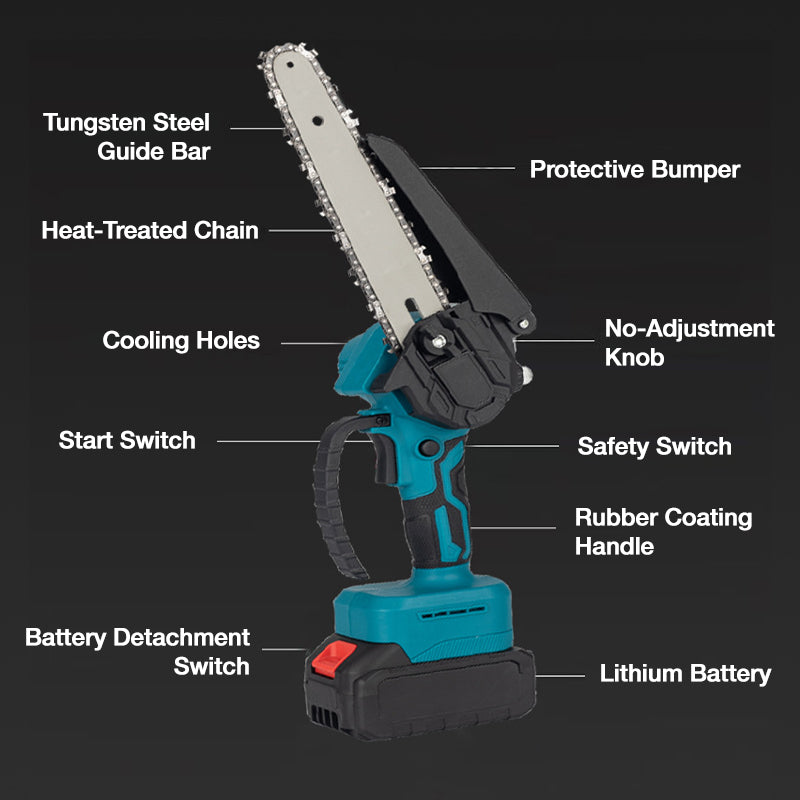 🔥 Limited-Time Deal 🌲 Cordless Mini Chainsaw – Compact & Powerful