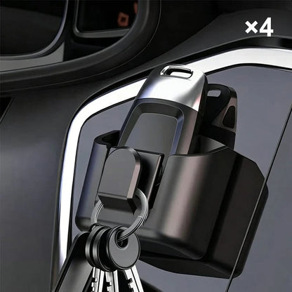 🚗 Car Key Fob Holder with Hook – Dashboard Key & Access Card Organizer