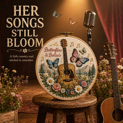 🧵 Southern Country Embroidery Kit Collection | Beginner-Friendly Wooden Hoop Art DIY Keepsake 🌼