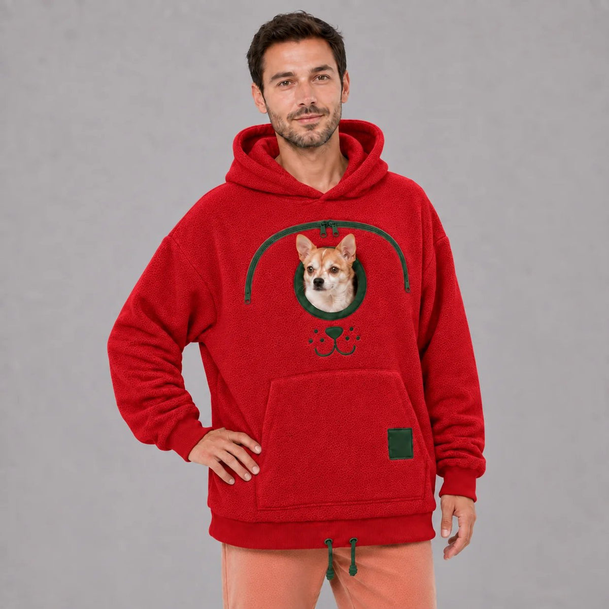 ❤️ 50% OFF Fleece Pet Cuddle Pouch – Their New Favorite Cozy Spot 🐾