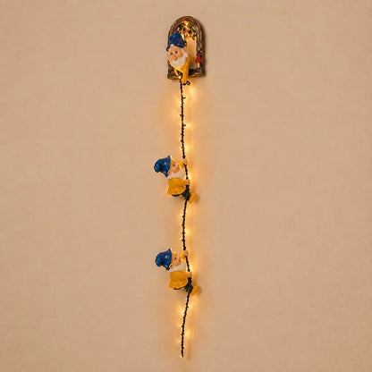 🔥Christmas Gnome String Lights – Cozy Lighted Wall Decoration