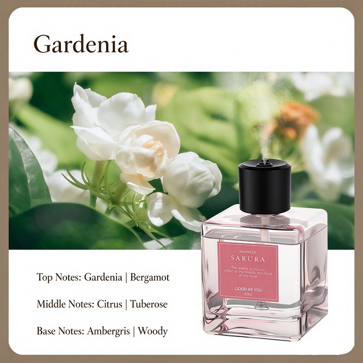 🌹 EBONY ROSE 500mL Aroma Diffuser ✨ 4-Mode Fine Mist Home Fragrance