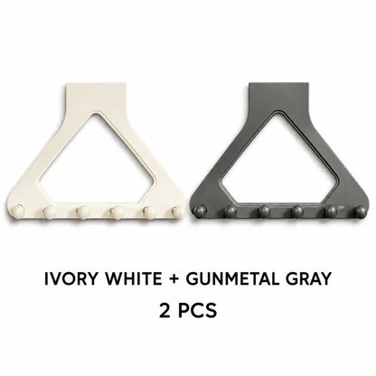 🏡 More Space, Less Clutter! ✨ No-Drill Door Hook Rack for Bags & Clothes
