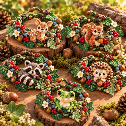 🔥Last Day 49% OFF - 🌿🧶 Woodland Wrist Friends™ – Handmade Crochet Animal Bracelet Collection