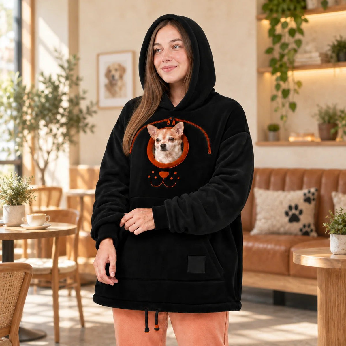 ❤️ 50% OFF Fleece Pet Cuddle Pouch – Their New Favorite Cozy Spot 🐾