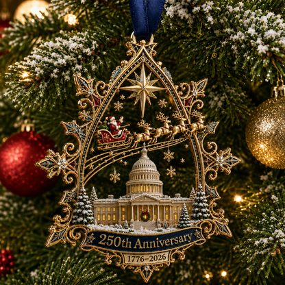 🔥250250th Anniversary: Santa Flying Over the White House on a Snowy Nightth Anniversary: Santa Flying Over the White House on a Snowy Night
