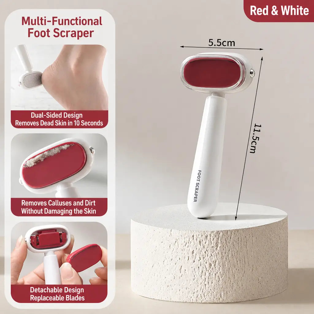 💝LAST DAY 50% OFF 🦶2-in-1 Foot Callus Remover – Scrape & Smooth Rough Heels ✨