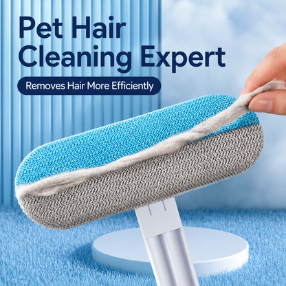 Reusable Pet Hair Remover Brush for Carpets, Couches & Furniture