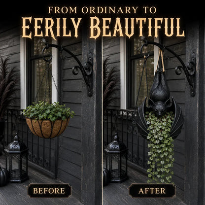 🦇 50% OFF Today 🌿 Gothic Hanging Bat Planter