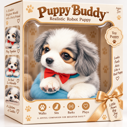🎄49% OFF — 🐕Golden Buddy™ Lifelike Golden Retriever Robot Puppy 🐾