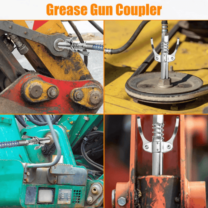 🔥 50% OFF 6-Jaw Locking Grease Coupler with Quick-Release Handles